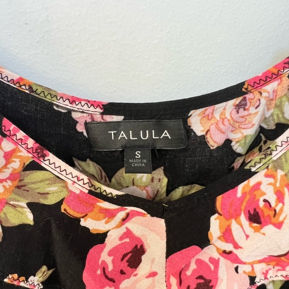 Black Floral Dress - Picture 3 of 4